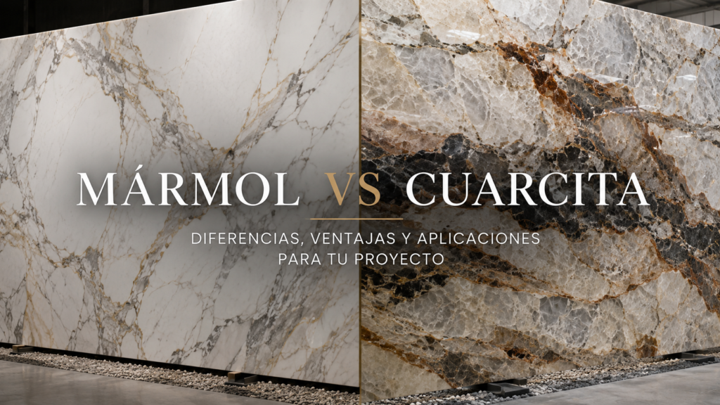 diferencia entre mármol y cuarcita 