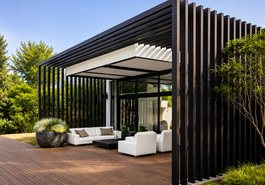 Vigas WPC para exterior