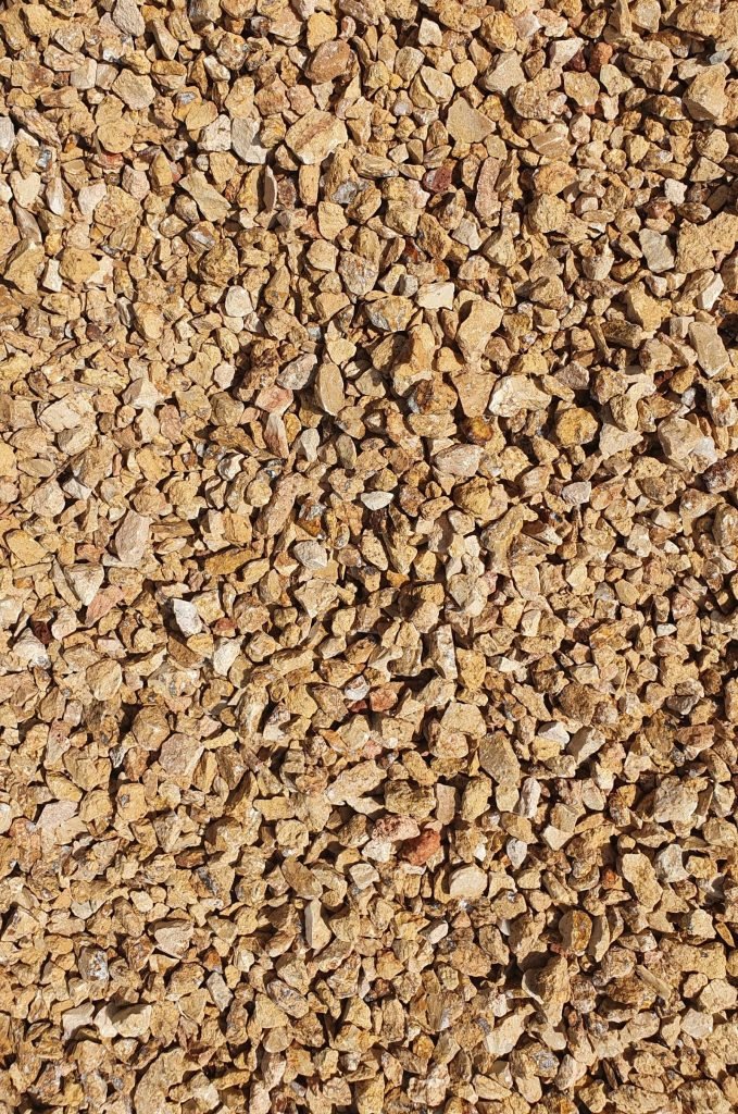 Piedra Grano Triturado Amarillo — muestra del material