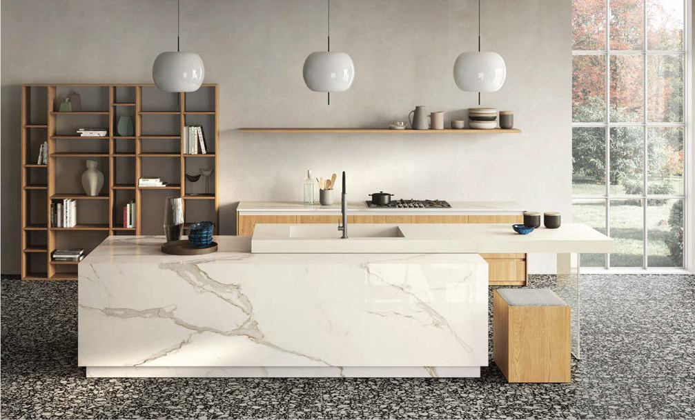 Calacatta Light — material aplicado 1
