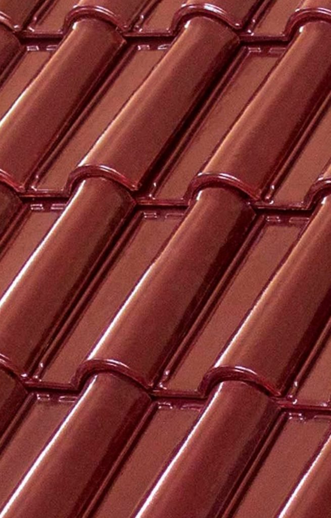 Córcega Esmalte Granada — muestra del material