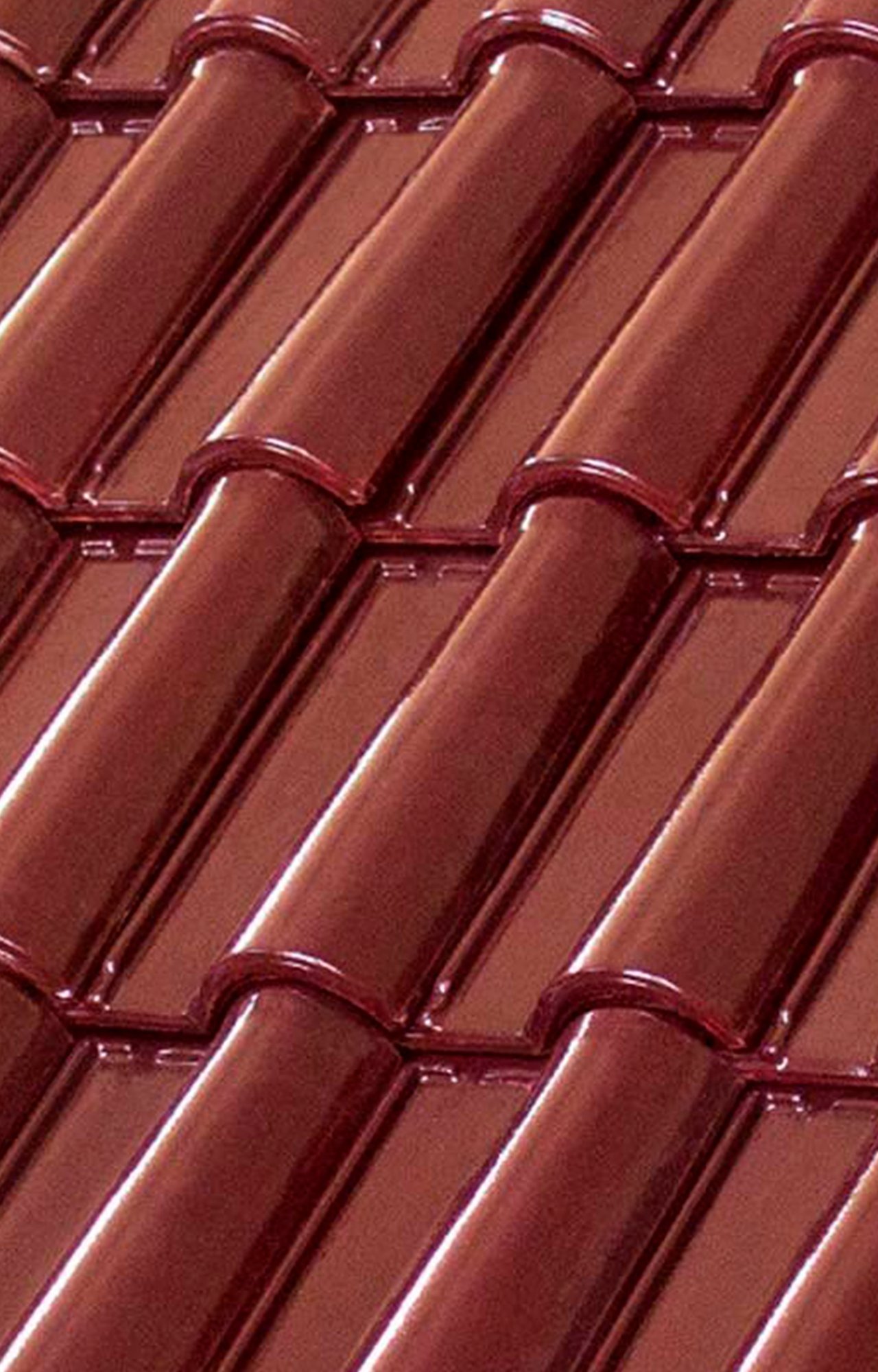 Córcega Esmalte Granada — muestra del material