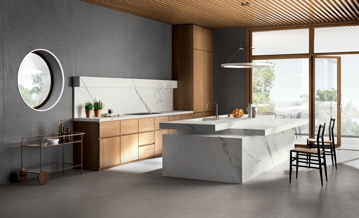 Calacatta White — material aplicado 1